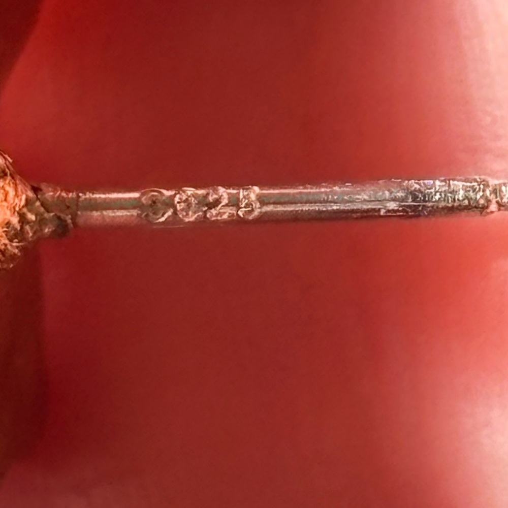 Burnt Orange Crystal Maple Leaf Leaves Gold Toned Stud Earrings - Picture 3 of 7